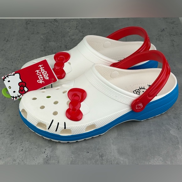 Hello Kitty Adult Crocs Clog Shoes I am classic Size M10 Women’s 12 New - Picture 2 of 4